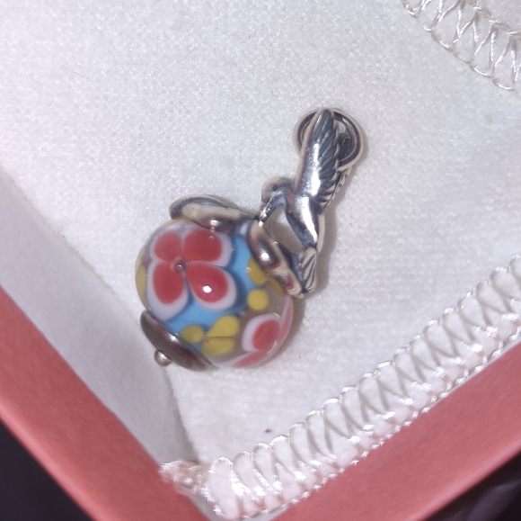 RARE Retired James Avery Hummingbird Glass Bead-READ DESCRIPTION - Picture 9 of 10